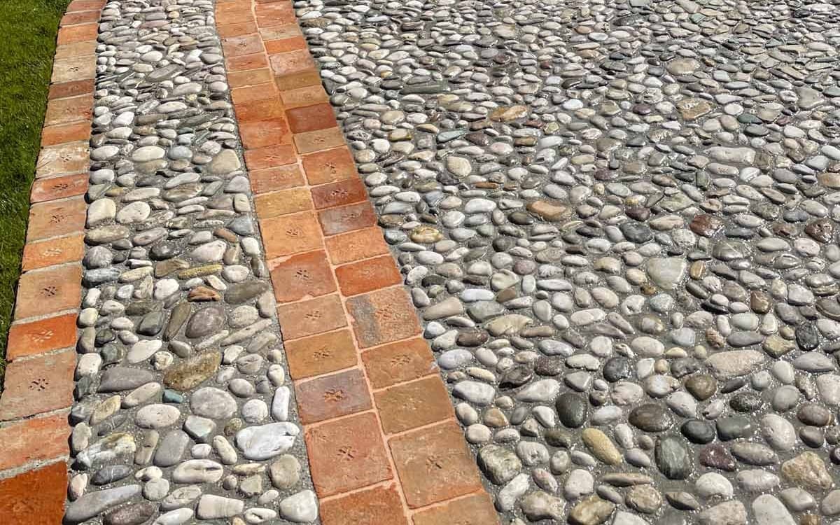 Pavimentazione alla Veneziana per Living Contemporaneo