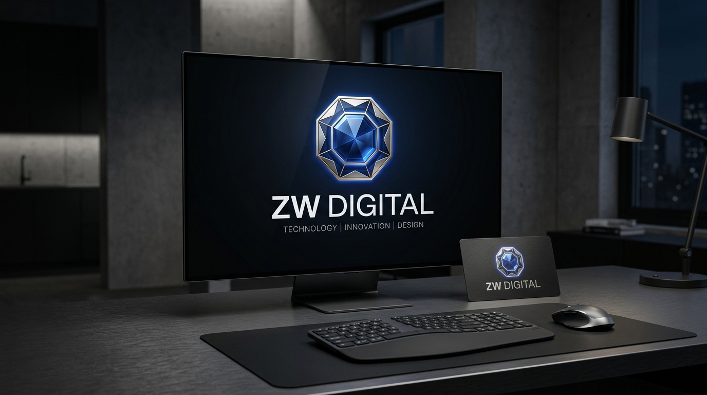 ZW DIGITAL - Modern Tech Mockup